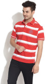 50% OFF on Numero Uno Striped Men's Polo T-Shirt