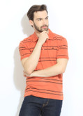 John Players Striped Men's Polo T-Shirt John Players Striped Men's Polo T-Shirt