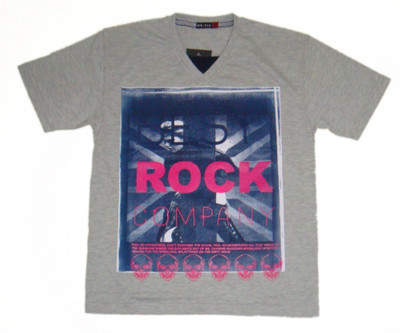 9% OFF on Miracle Printed Boy's V-neck T-Shirt