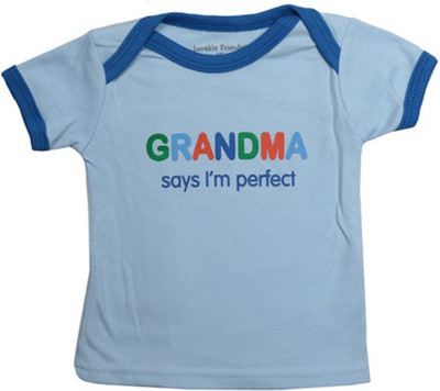 12% OFF on Luvable Friends Printed, Solid Baby Boy's Boat Neck T-Shirt