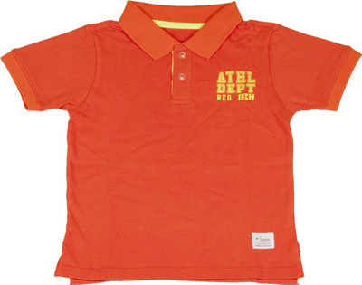 40% OFF on Sera Solid Boy's Polo T-Shirt
