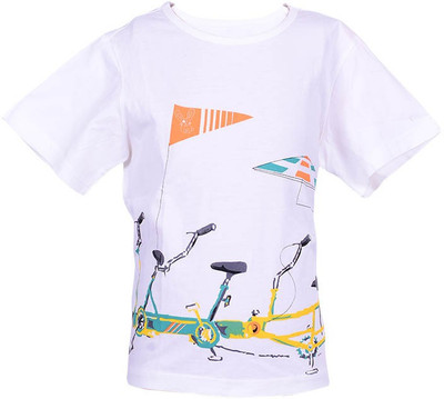50% OFF on Ello Graphic Print Boy's Round Neck T-Shirt