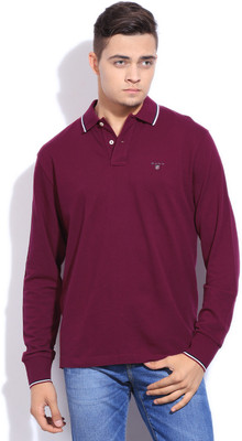 15% OFF on GANT Solid Men's Polo T-Shirt
