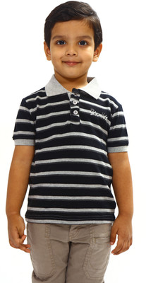 20% OFF on Bio Kid Striped Baby Boy's Polo T-Shirt