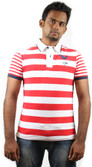 10% OFF on Rock Striped Men's Polo T-Shirt