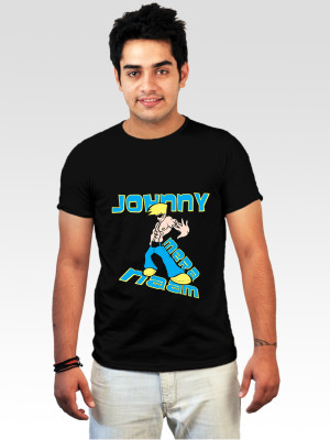 60% OFF on Incynk Printed Men's Round Neck T-Shirt