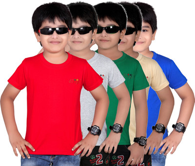 42% OFF on Dongli Solid Boy's Round Neck T-Shirt 42% OFF on Dongli Solid Boy's Round Neck T-Shirt