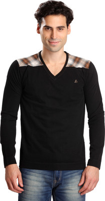 55% OFF on Bombay High Solid Men's V-neck T-Shirt