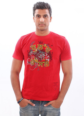 Punjabi Heritage Printed Men's Round Neck T-Shirt