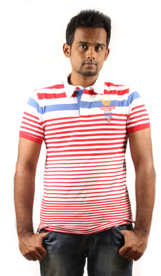 Rock Striped Men's Polo T-Shirt