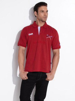 66% OFF on Daniel Hechter Solid Men's Polo T-Shirt