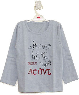 30% OFF on My Little Lambs Solid Baby Boy's Round Neck T-Shirt