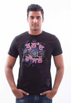 Punjabi Heritage Printed Men's Round Neck T-Shirt