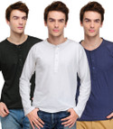 64% OFF on TSX Solid Men's Henley T-Shirt Pack of 3 64% OFF on TSX Solid Men's Henley T-Shirt Pack of 3