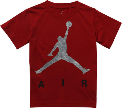 41% OFF on Jordan Kids Graphic Print Boy's Round Neck T-Shirt