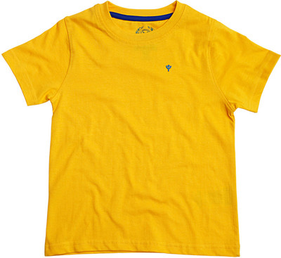 Superyoung Solid Boy's Round Neck T-Shirt Superyoung Solid Boy's Round Neck T-Shirt