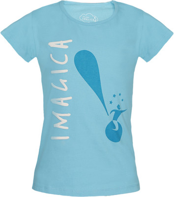 Imagica Printed Girl's Round Neck T-Shirt Imagica Printed Girl's Round Neck T-Shirt