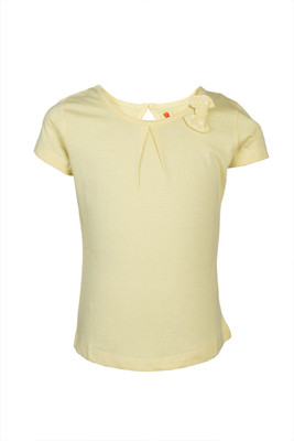 40% OFF on Karrot by Shoppers Stop Solid Baby Girl's Round Neck T-Shirt