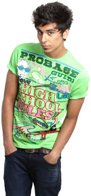 Probase Solid Men's Round Neck T-Shirt