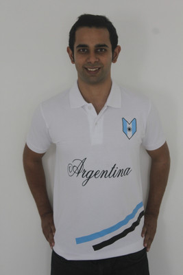 58% OFF on 642 Stitches Printed Men's Polo T-Shirt