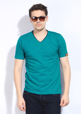 Chromozome Solid Men's V-neck T-Shirt Chromozome Solid Men's V-neck T-Shirt