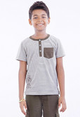 Milou Striped Boy's Polo T-Shirt