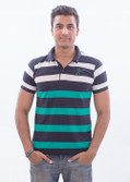 10% OFF on Punjabi Heritage Striped Men's Polo T-Shirt