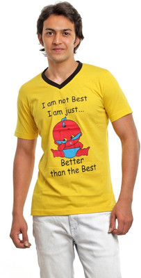 30% OFF on BG69 Graphic Print Men's V-neck T-Shirt