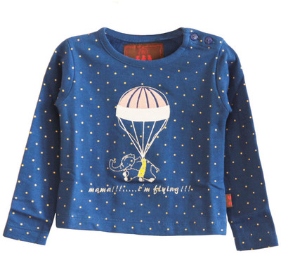 30% OFF on My Little Lambs Polka Print Baby Girl's Round Neck T-Shirt