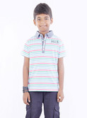 Milou Striped Boy's Polo T-Shirt