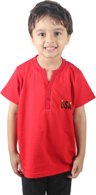 30% OFF on Eight 26 Printed Baby Boy's Round Neck T-Shirt