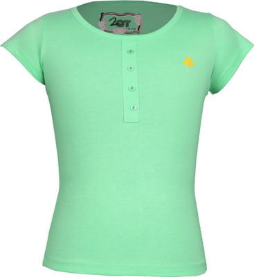 60% OFF on Jazzup Solid Girl's Round Neck T-Shirt