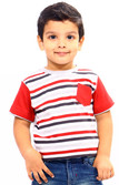 32% OFF on Bio Kid Striped Boy's Round Neck T-Shirt