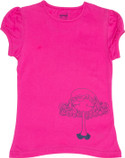 Kanva Solid Girl's Round Neck T-Shirt