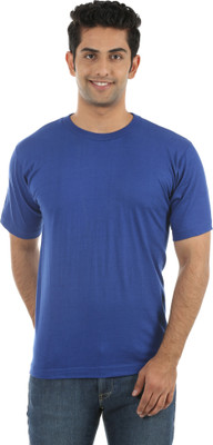 78% OFF on Fidato Solid Men's Round Neck T-Shirt