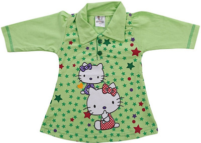 22% OFF on Mint Graphic Print Baby Girl's Polo Neck T-Shirt 22% OFF on Mint Graphic Print Baby Girl's Polo Neck T-Shirt