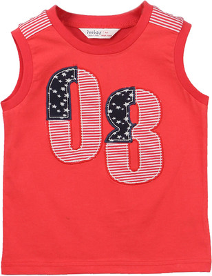 40% OFF on Beebay Self Design Boy's Round Neck T-Shirt