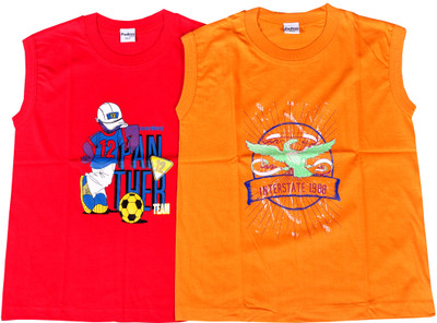 Padma Printed Boy's Round Neck T-Shirt