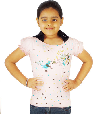 50% OFF on Naughty Ninos Floral Print Girl's Round Neck T-Shirt 50% OFF on Naughty Ninos Floral Print Girl's Round Neck T-Shirt
