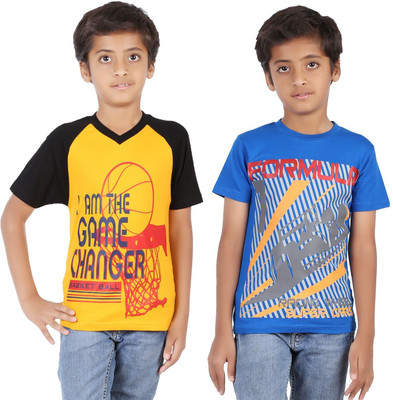 65% OFF on Maringo Classic Printed Boy's Round Neck T-Shirt