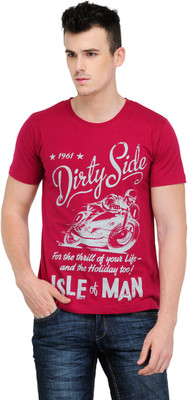 60% OFF on Yepme Graphic Print Men's Round Neck T-Shirt