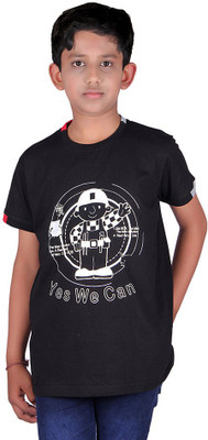 40% OFF on Vivid Bharti Printed Boy's Round Neck T-Shirt