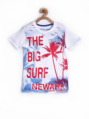 40% OFF on Status Quo Cubs Printed Boy's Round Neck T-Shirt