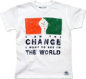 Tricolor Nation Graphic Print Boy's Round Neck T-Shirt