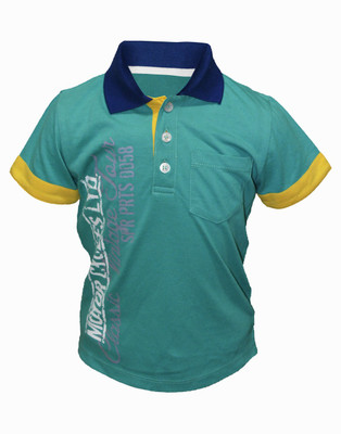 30% OFF on Cool Quotient Graphic Print Boy's Polo Neck T-Shirt 30% OFF on Cool Quotient Graphic Print Boy's Polo Neck T-Shirt