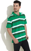40% OFF on Daniel Hechter Striped Men's Polo T-Shirt