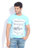 Flying Machine Printed Men's Round Neck T-Shirt Flying Machine Printed Men's Round Neck T-Shirt