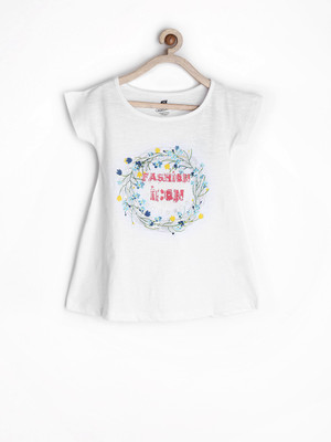 60% OFF on Yellow Kite Printed Girl's Round Neck T-Shirt 60% OFF on Yellow Kite Printed Girl's Round Neck T-Shirt