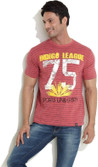 50% OFF on Indigo Nation Striped Men's Round Neck T-Shirt