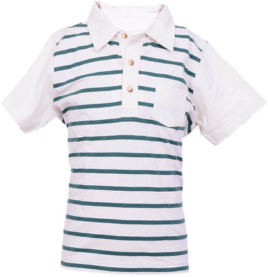 50% OFF on Ello Striped Boy's Polo Neck T-Shirt